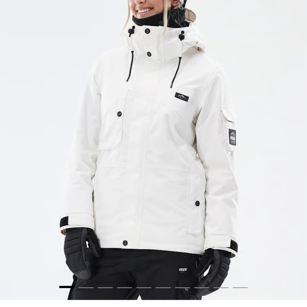 Spyder White and Black Ski Jacket